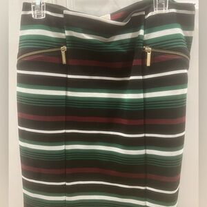 Michael kors skirt multi color size 10